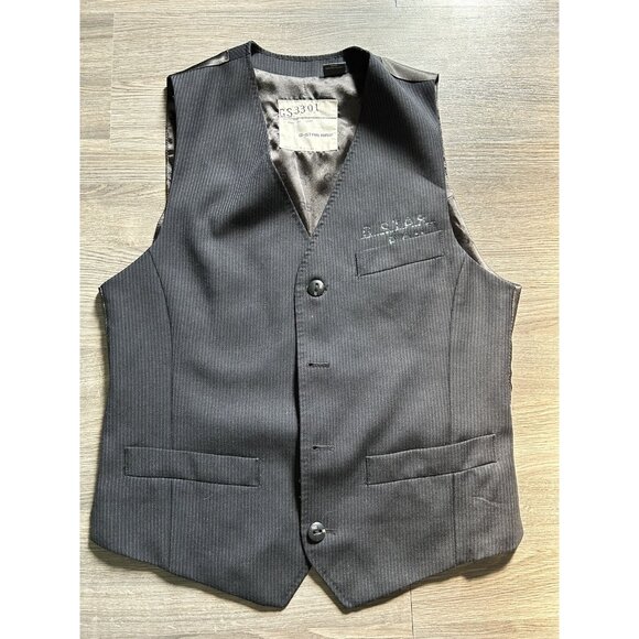 G-Star Raw Vest Waistcoat men’s Black Size Large - Picture 1 of 9